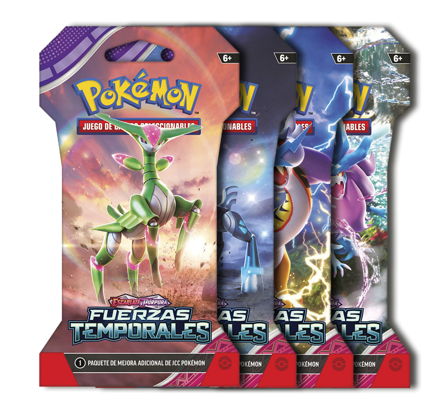 Sobre Enfundado - Pokémon Escarlata y Púrpura - Fuerzas Temporales- Español