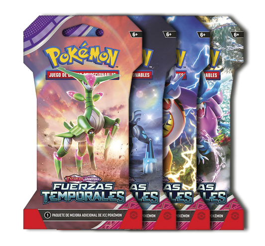 Sobre Enfundado - Pokémon Escarlata y Púrpura - Fuerzas Temporales- Español
