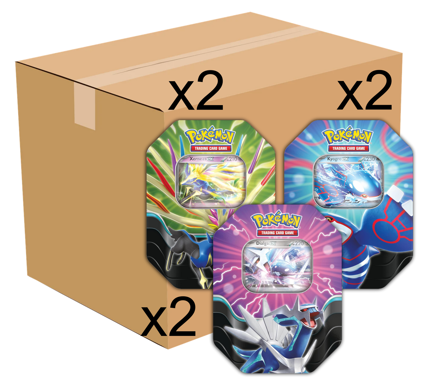CASE x6 - Lata Leyendas Azules de TCG Pokémon en Español