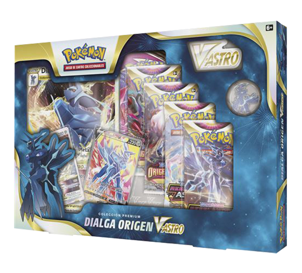 Caja Pokémon TCG - Dialga Origen V - ASTRO Colección Premium - Español - El Podenco TCG