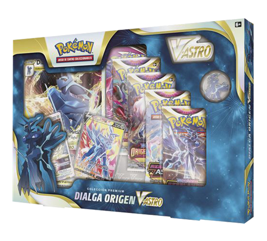 Caja Pokémon TCG - Dialga Origen V - ASTRO Colección Premium - Español - El Podenco TCG