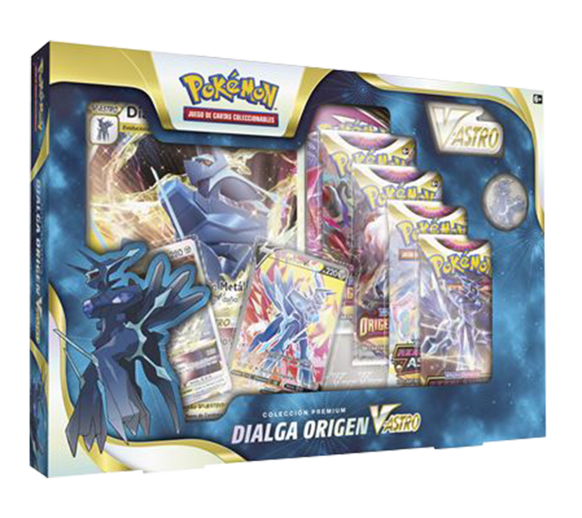 Caja Pokémon TCG - Dialga Origen V - ASTRO Colección Premium - Español - El Podenco TCG