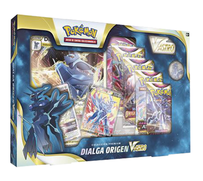 Caja Pokémon TCG - Dialga Origen V - ASTRO Colección Premium - Español - El Podenco TCG