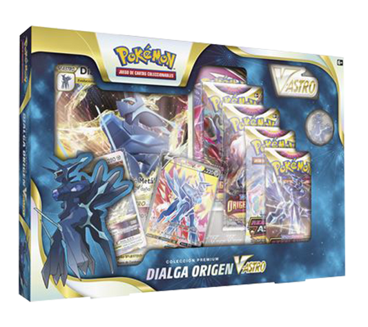 Caja Pokémon TCG - Dialga Origen V - ASTRO Colección Premium - Español - El Podenco TCG