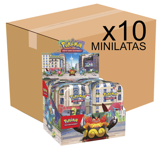 CASE x10 - Minilata Ciudad Luminalia, Megaevolución - Caos Creciente de JCC Pokémon