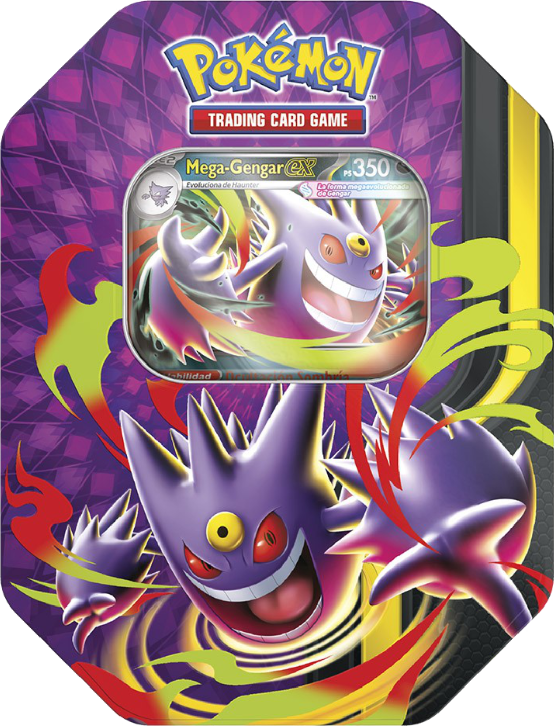 Lata Megaluz Lunar - Mega Gengar ex y Mega Clefable ex de TCG Pokémon en Inglés