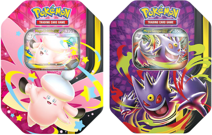 Lata Megaluz Lunar - Mega Gengar ex y Mega Clefable ex de TCG Pokémon en Inglés