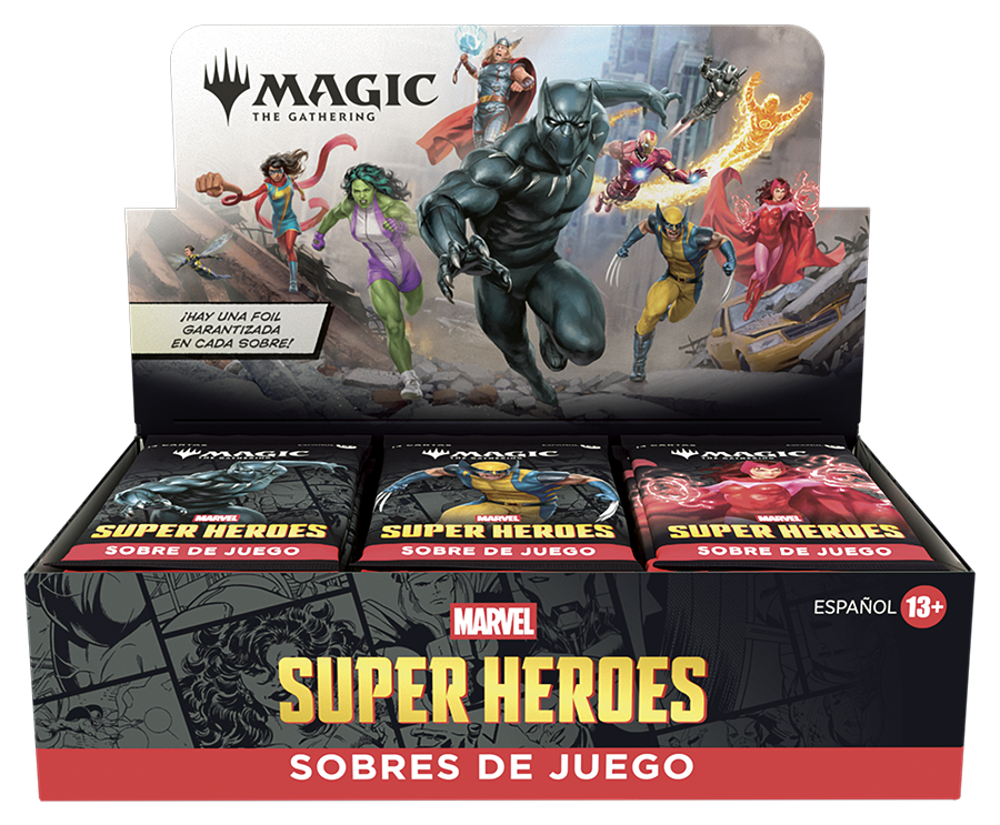 Magic The Gathering - MARVEL SUPER HEROES - Caja de Sobres - Español