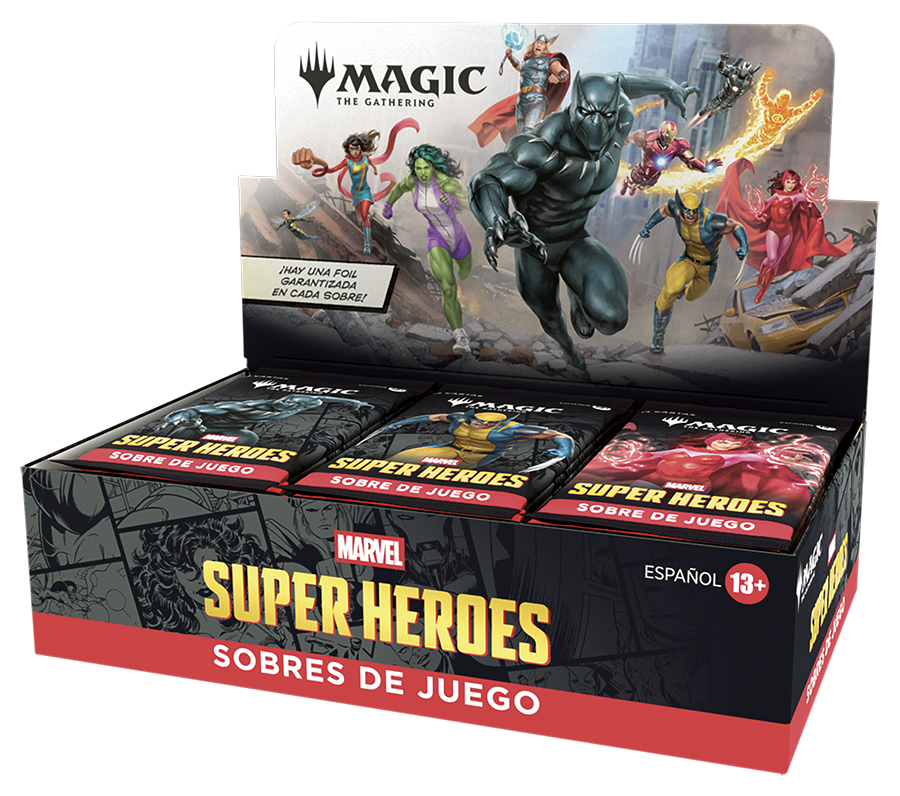 Magic The Gathering - MARVEL SUPER HEROES - Caja de Sobres - Español