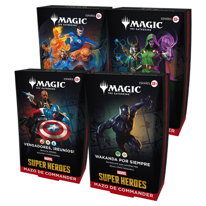 Magic The Gathering - Marvel Super Heroes - Mazo de Commander - Español