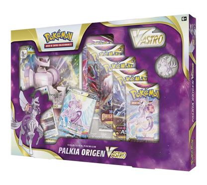 CASE x6 Caja Pokémon TCG - Dialga y Palkia Origen V-ASTRO Colección Premium - Español