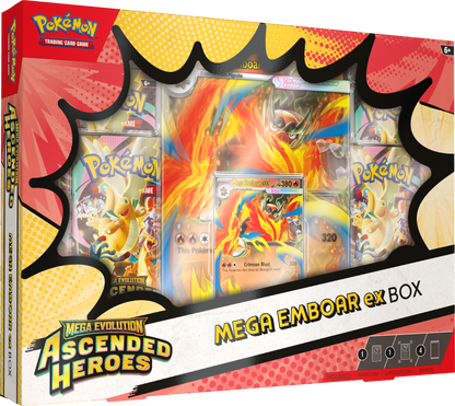 Caja Pokémon TCG - Colección Mega Héroes Ascendentes - Inglés
