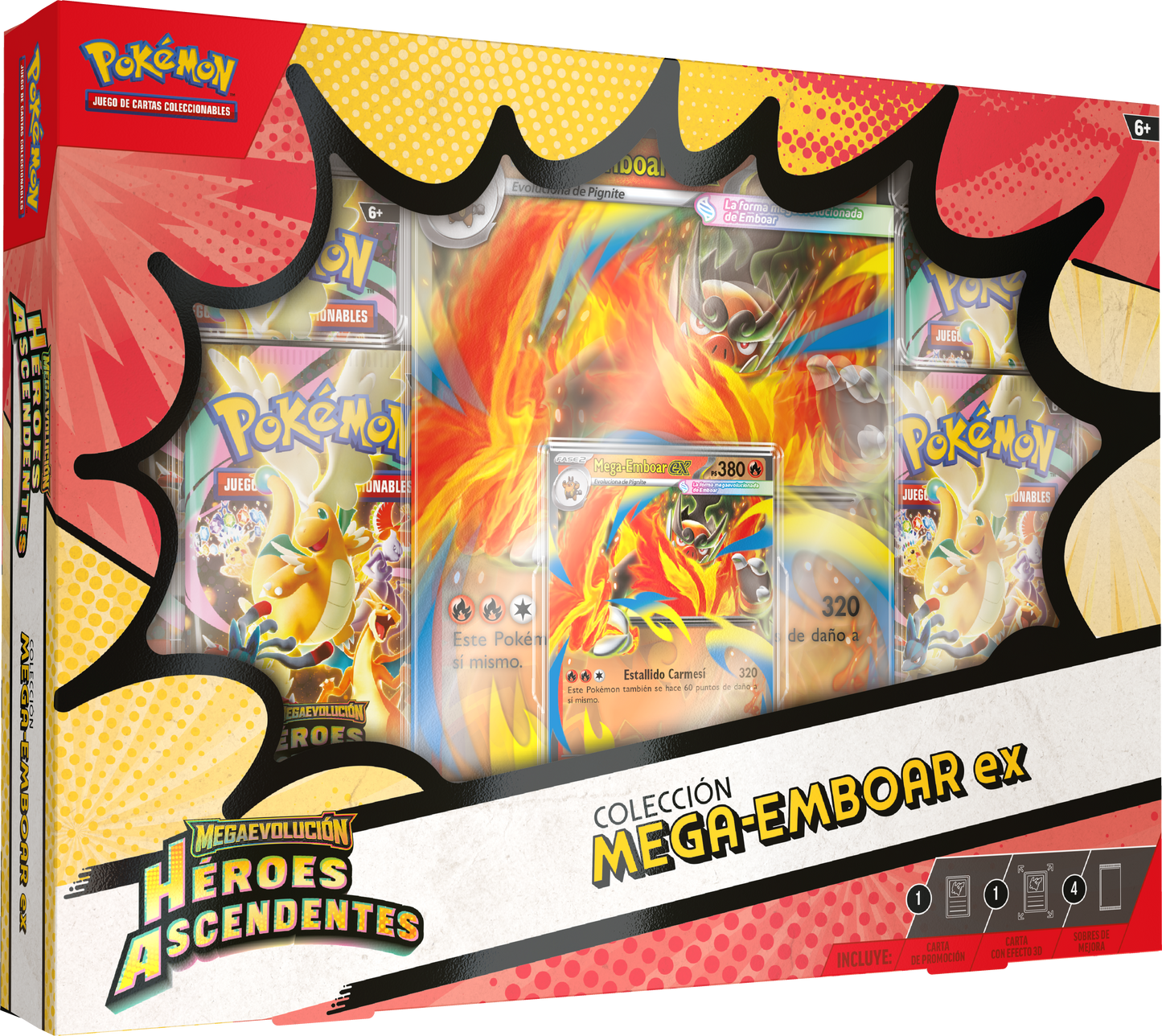 Caja Pokémon TCG - Colección Mega Héroes Ascendentes - Español