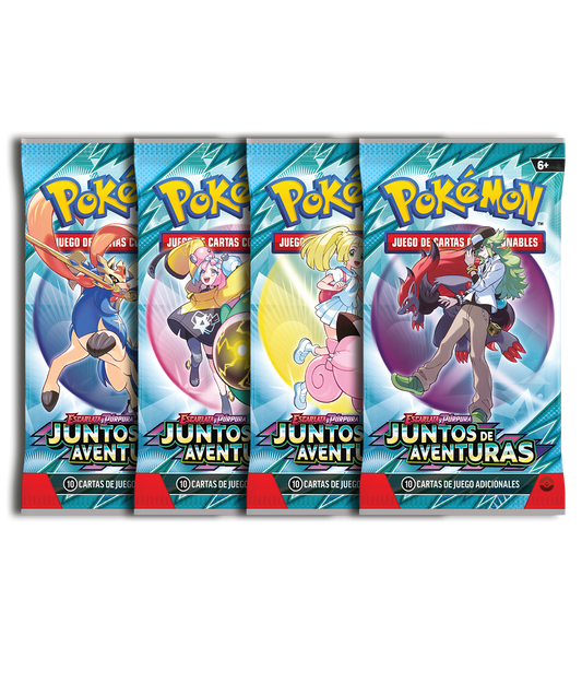 Sobre - Pokémon Escarlata y Púrpura - Juntos de Aventuras - Español - El Podenco TCG