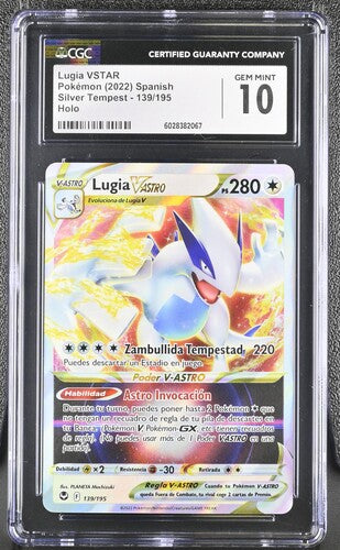 Carta Gradeada - Lugia VSTAR - CGC10 - SIT - Español