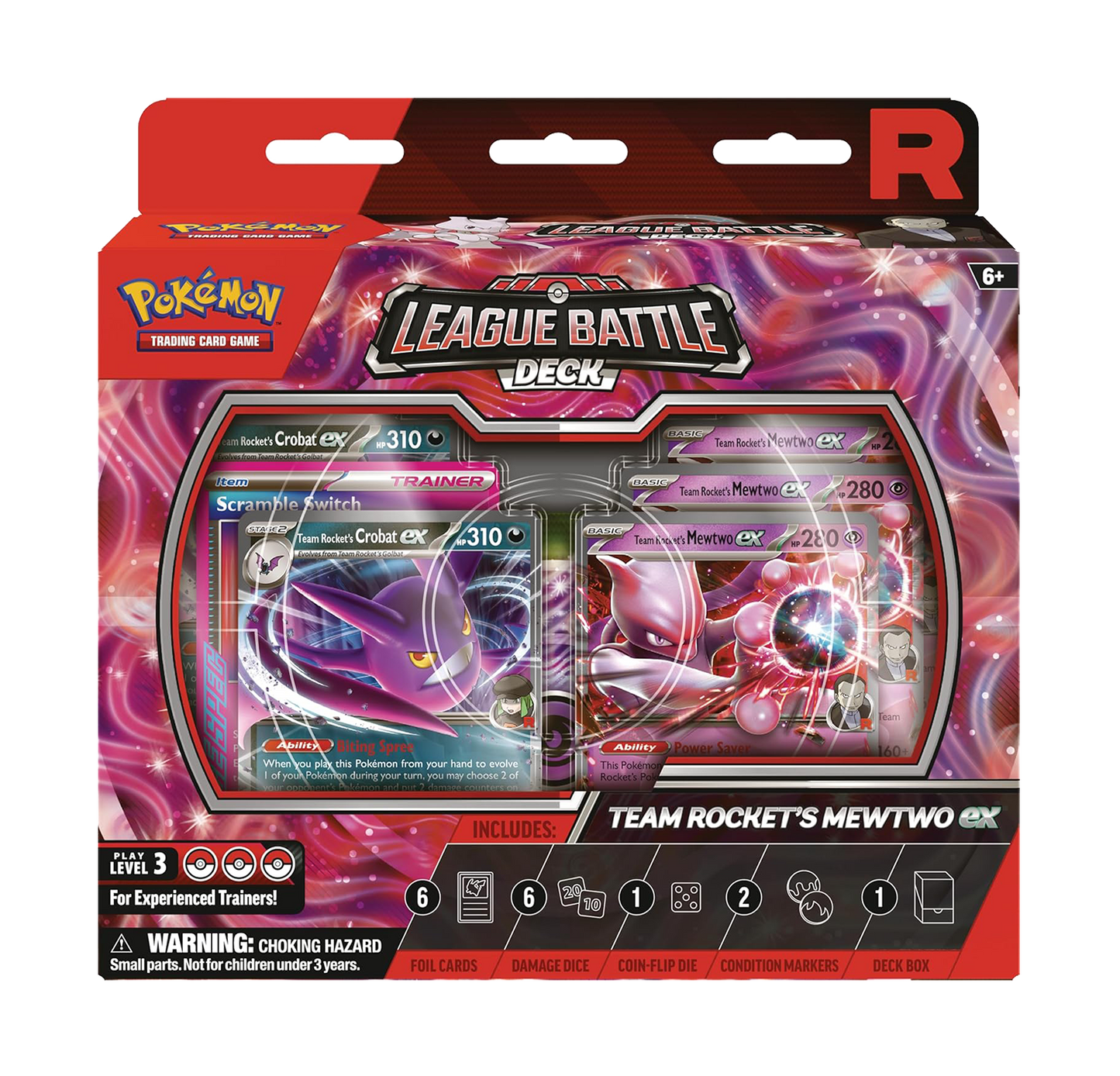 Caja Pokémon TCG - Baraja Combate de Liga de Mewtwo ex - Inglés