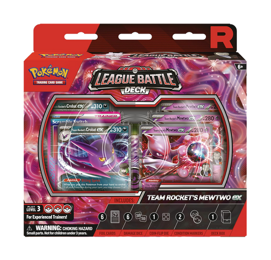 Caja Pokémon TCG - Baraja Combate de Liga de Mewtwo ex - Inglés
