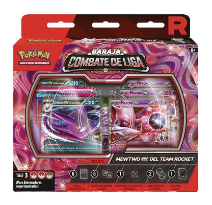 Caja Pokémon TCG - Baraja Combate de Liga de Mewtwo ex - Español