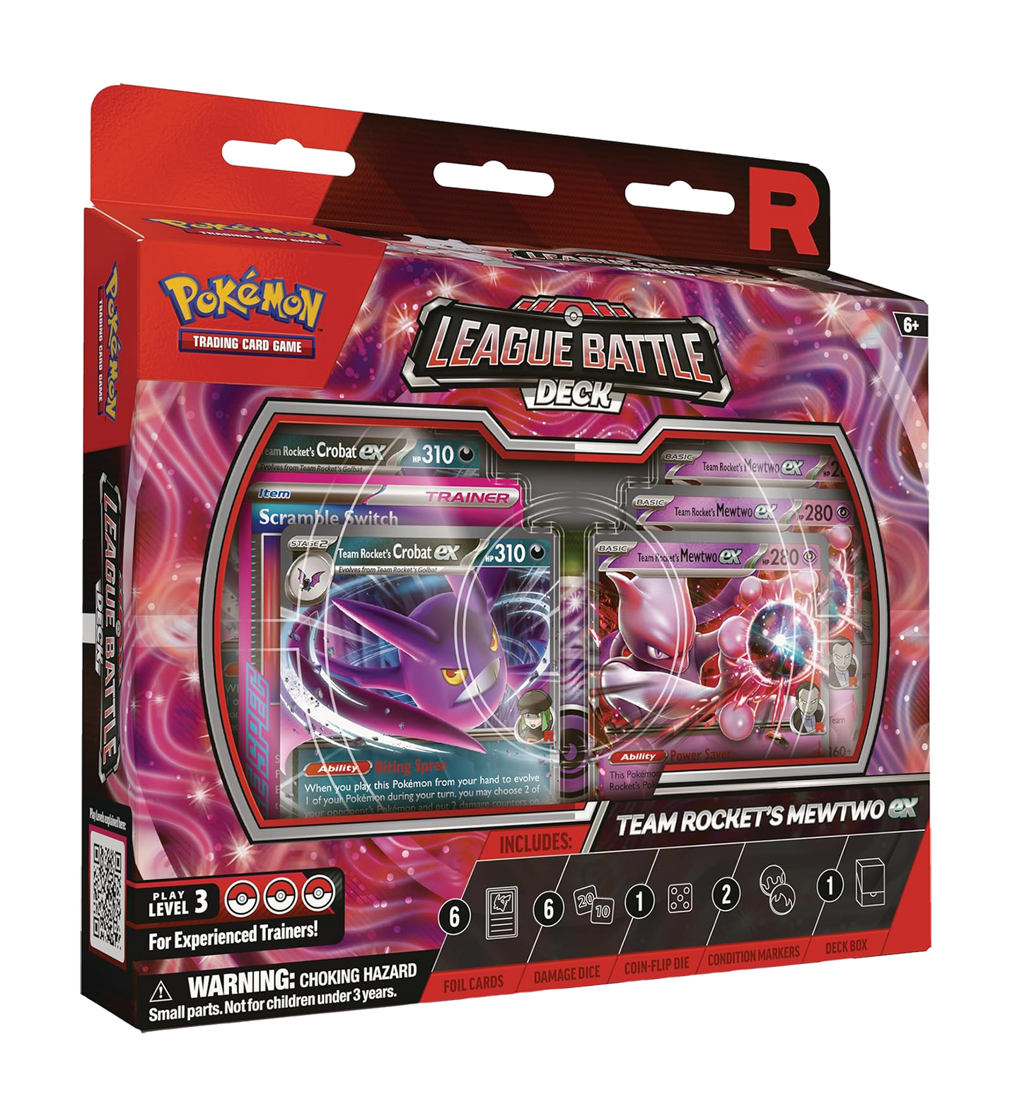 Caja Pokémon TCG - Baraja Combate de Liga de Mewtwo ex - Inglés