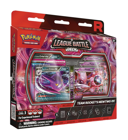 Caja Pokémon TCG - Baraja Combate de Liga de Mewtwo ex - Inglés