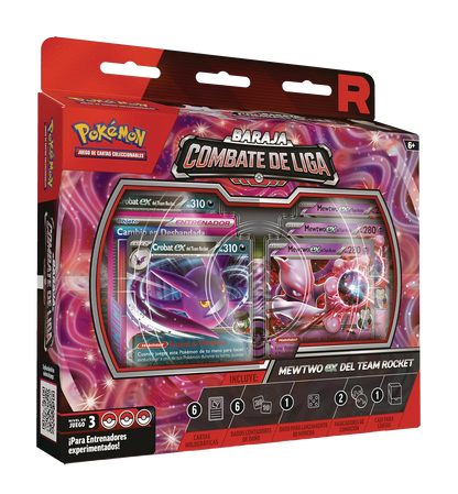 Caja Pokémon TCG - Baraja Combate de Liga de Mewtwo ex - Español