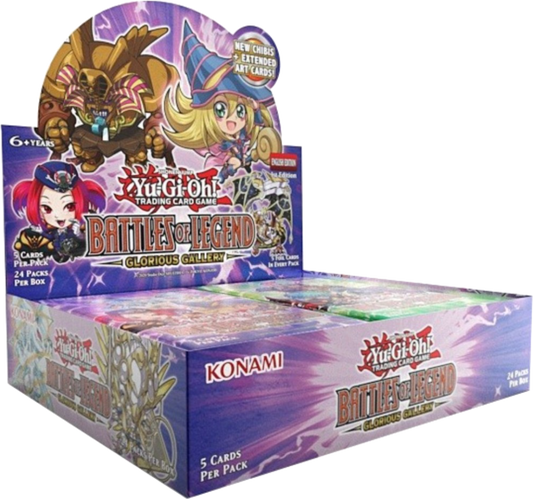 Yu-Gi-Oh! - BATTLESS OF LEGEND - Glorious Gallery - Booster Box 24 sobres - Inglés