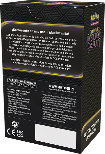 Caja de 6 Sobres - Oscuridad Absoluta - Booster Bundle - Español
