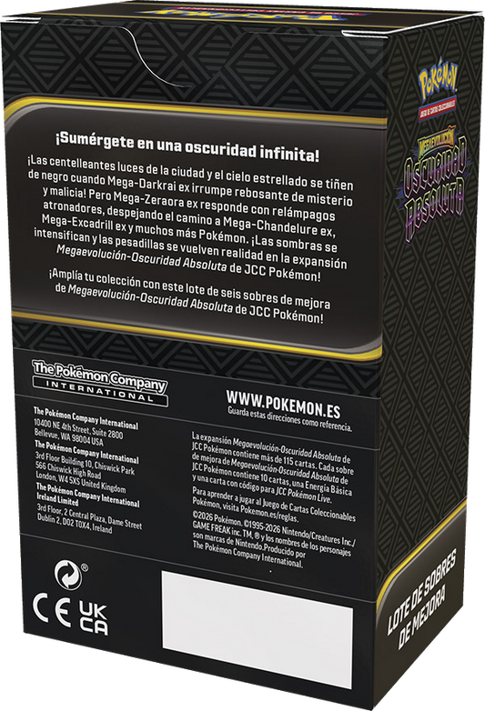 Caja de 6 Sobres - Oscuridad Absoluta - Booster Bundle - Español