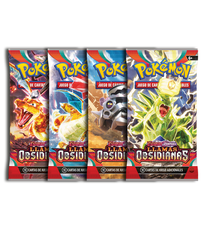 Caja de 36 Sobres - Llamas Obsidianas - Español - El Podenco TCG