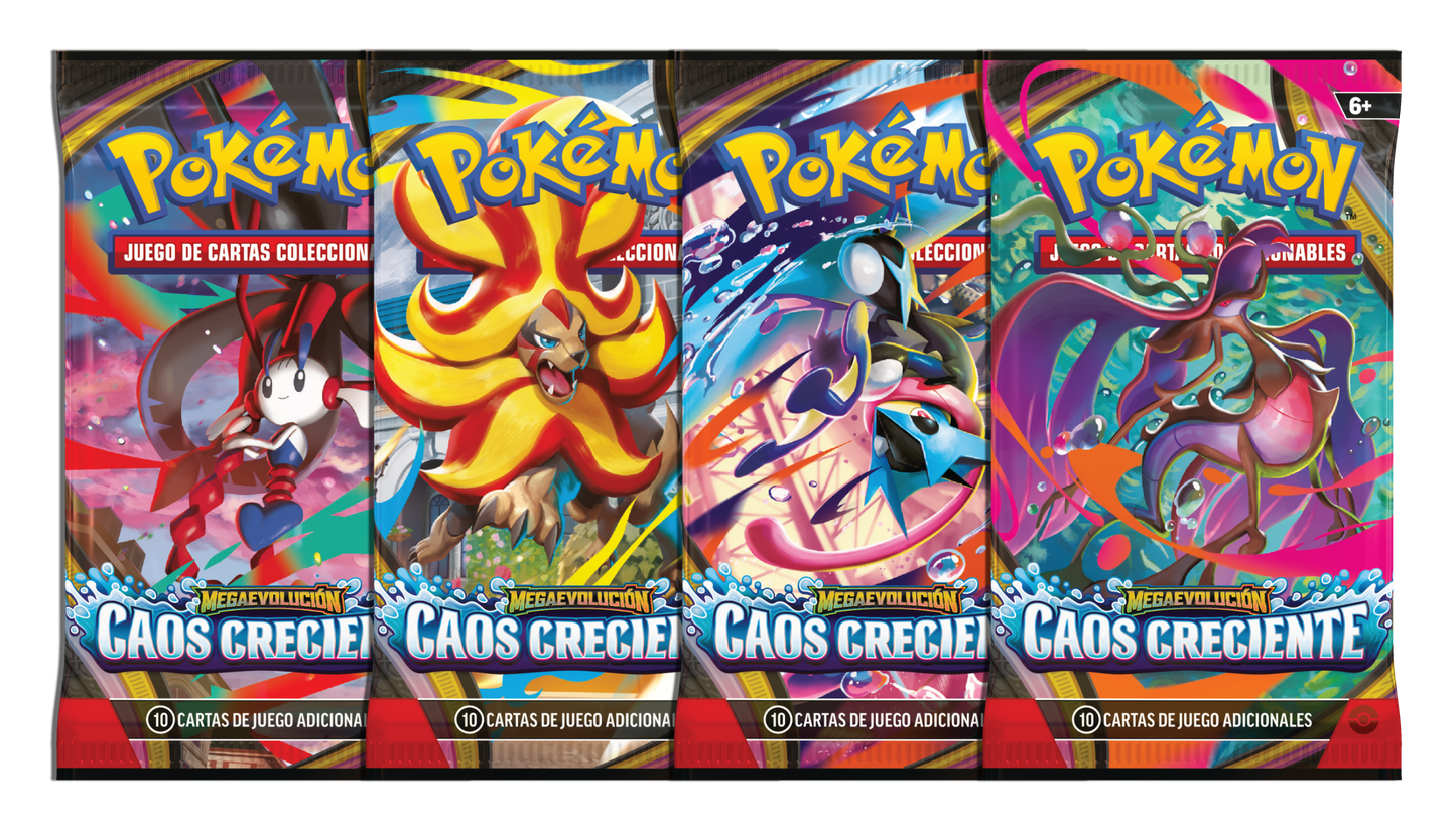 Sobre Suelto - Pokémon Megaevolución - Caos Creciente - Español